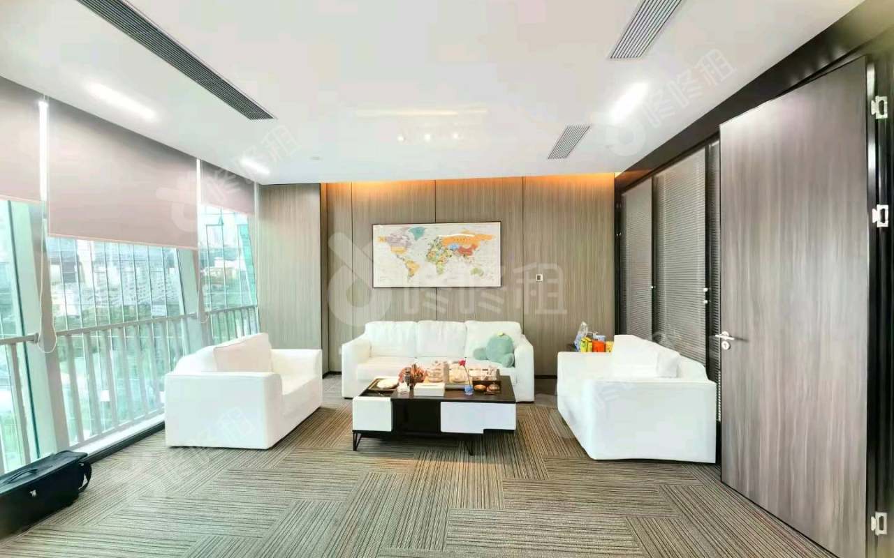 酷派大厦_1650平_精装_办公室隔间