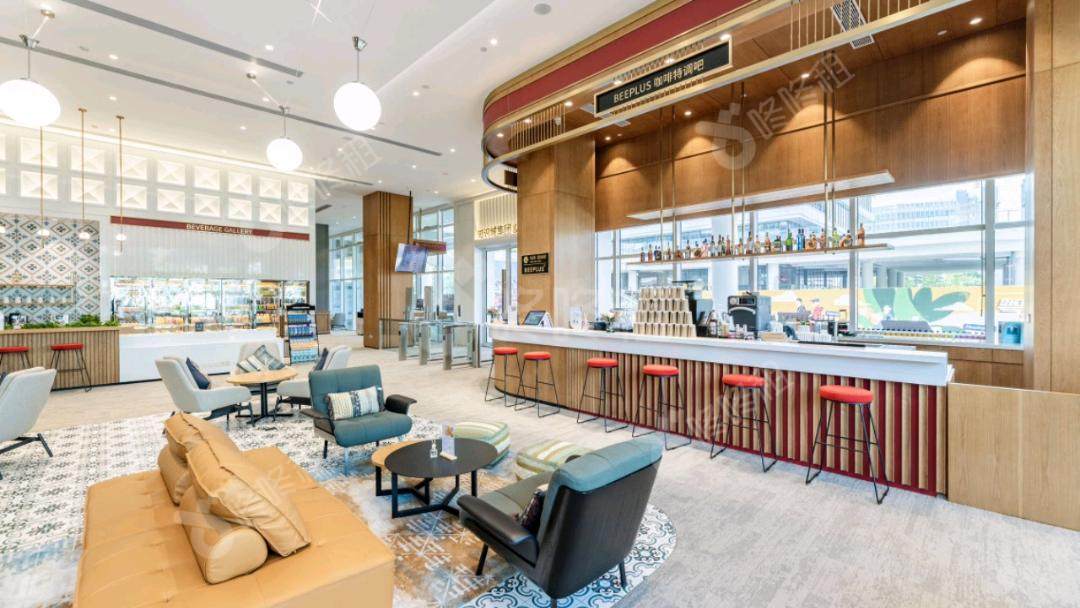 知识城广场_100平_精装_办公室开间