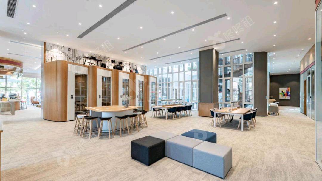 知识城广场_100平_精装_办公室开间