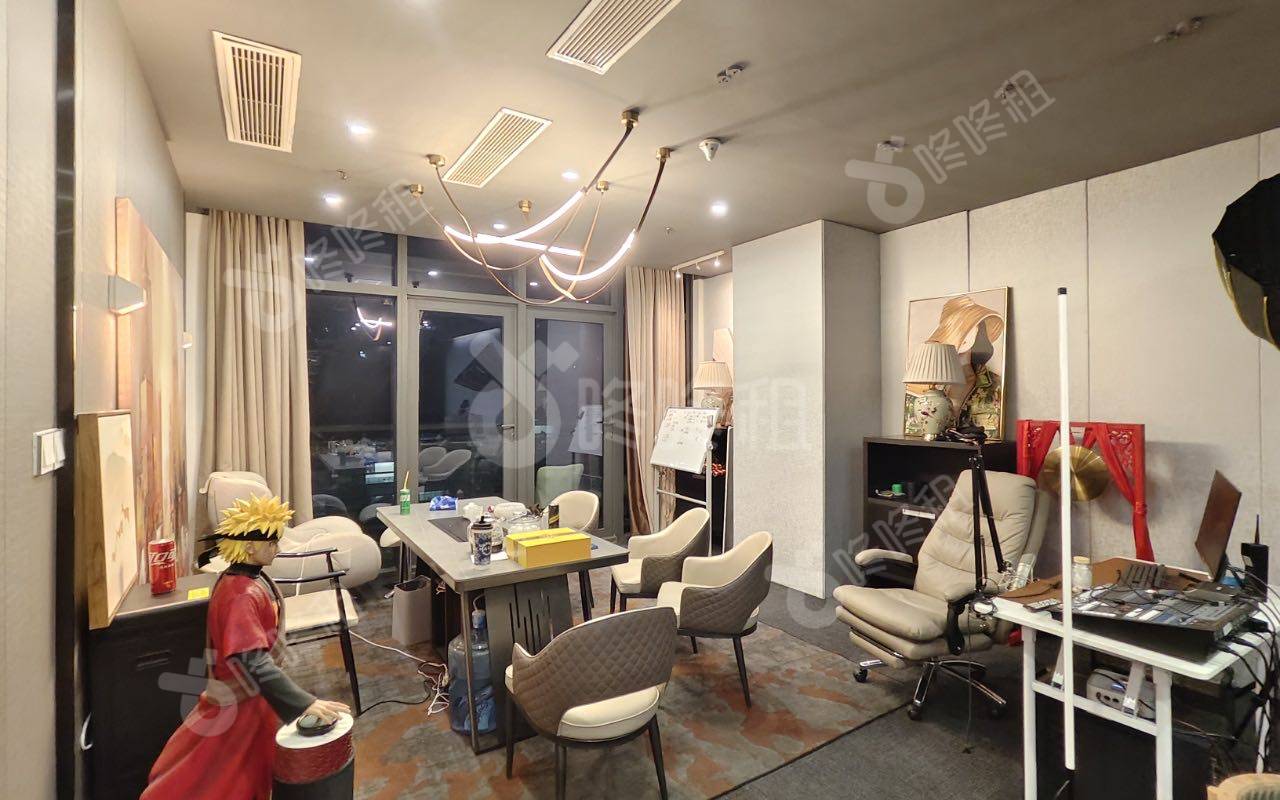 深业泰然大厦_400平_精装_办公室隔间