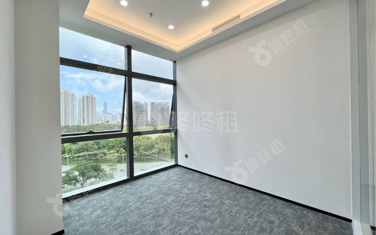 绿景美景广场_638平_精装_办公室隔间