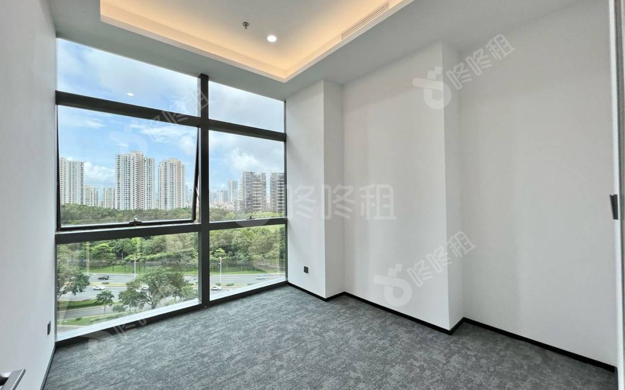 绿景美景广场_638平_精装_办公室隔间