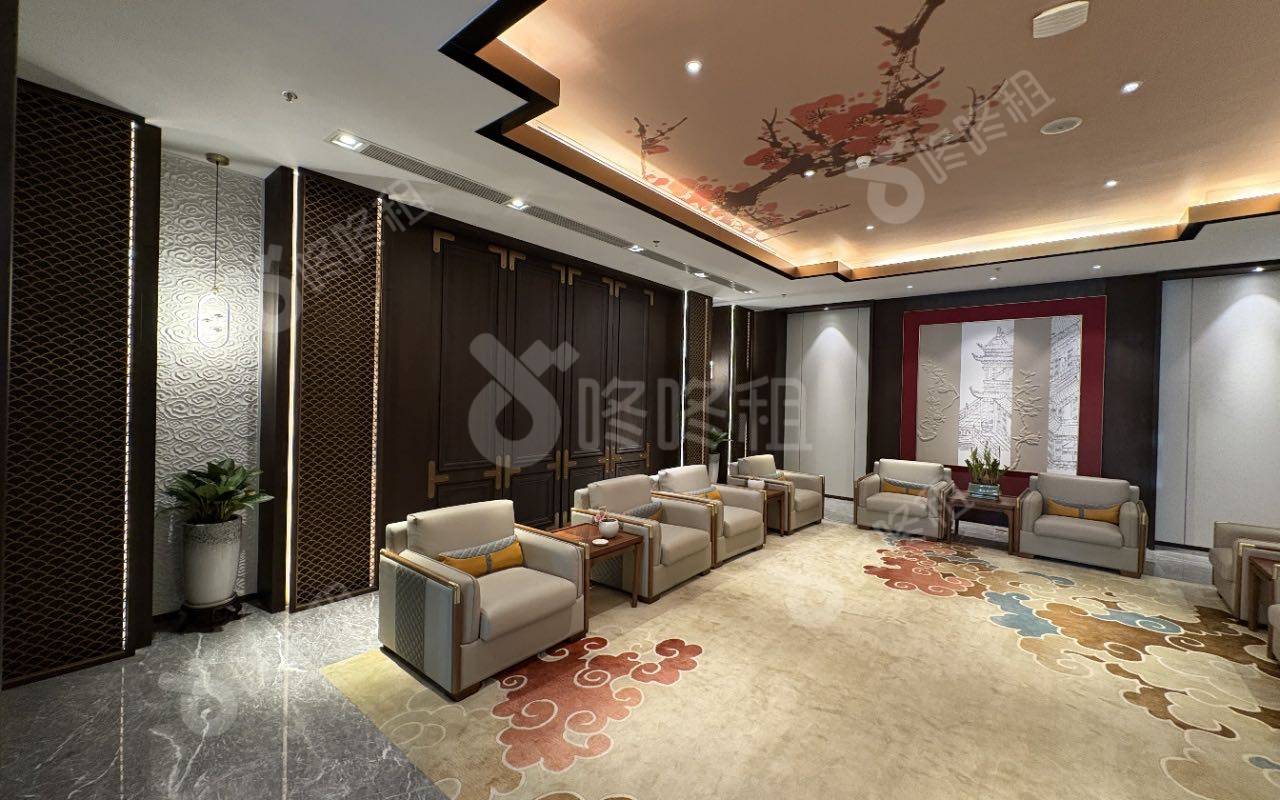 万科云创_852平_豪装_办公室隔间