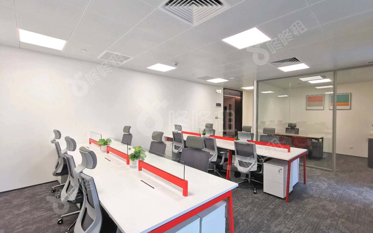 朗科大厦_200平_定制装修_办公室开间