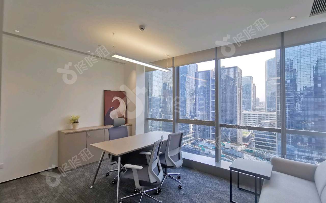 朗科大厦_200平_定制装修_办公室隔间