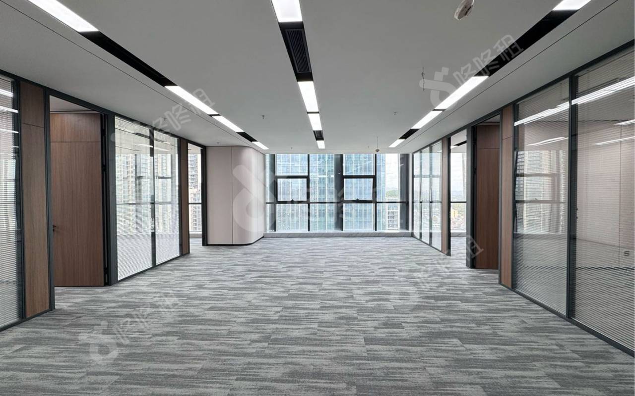 勤诚达大厦_380平_精装_办公室开间