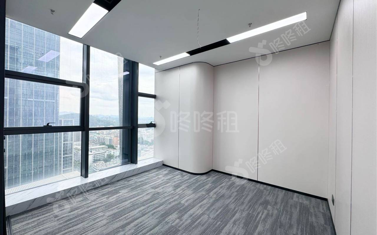 勤诚达大厦_380平_精装_办公室隔间