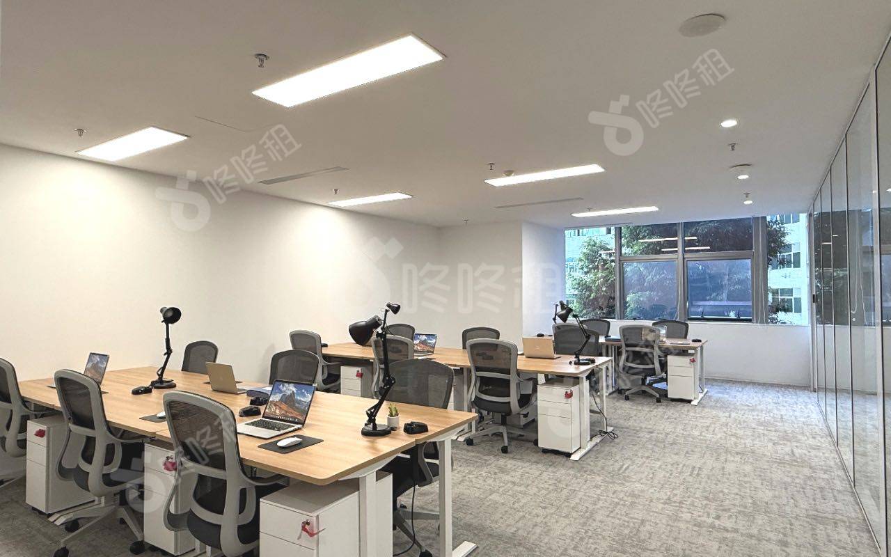 金融基地_265平_豪装_办公室开间