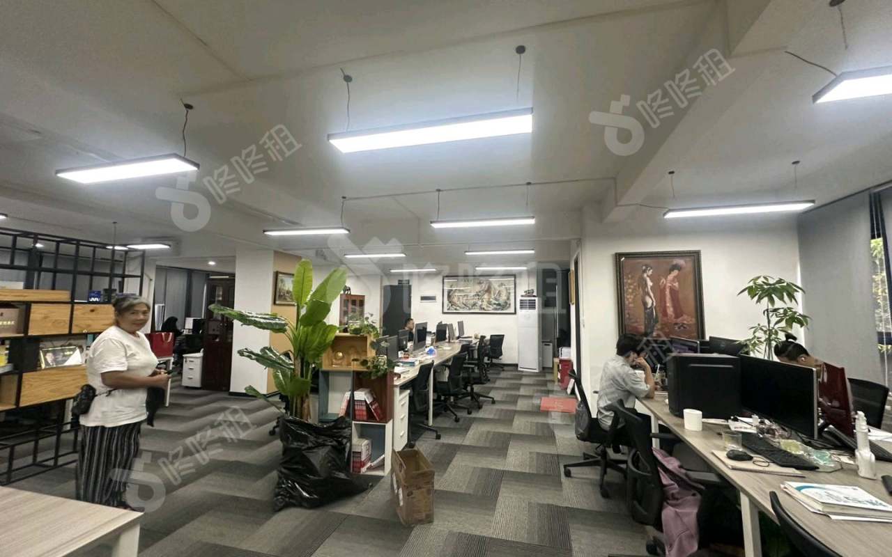 米粒文创园_1200平_精装_办公室开间