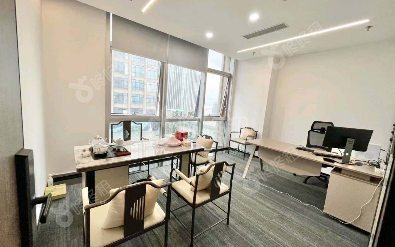 鹏润达大厦(鹏润达商业广场)_266平_精装_办公室隔间