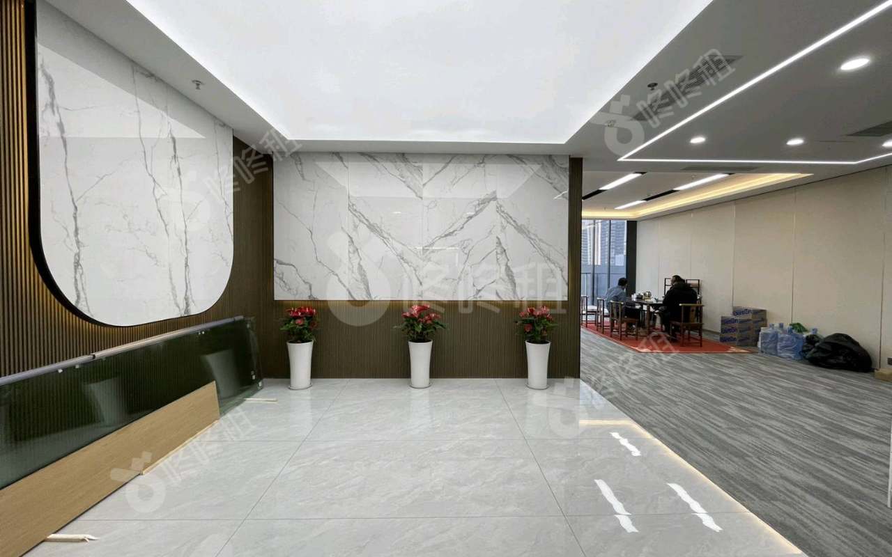 龙华设计产业园_437平_豪装_前台