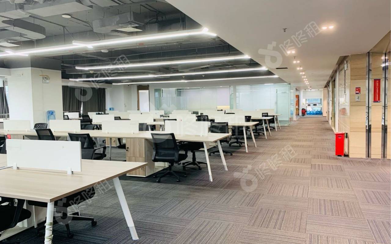 A8音乐大厦_726.5平_精装_办公室开间