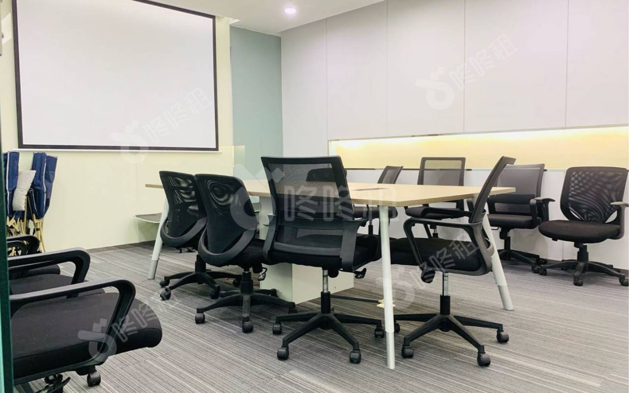 A8音乐大厦_726.5平_精装_办公室隔间