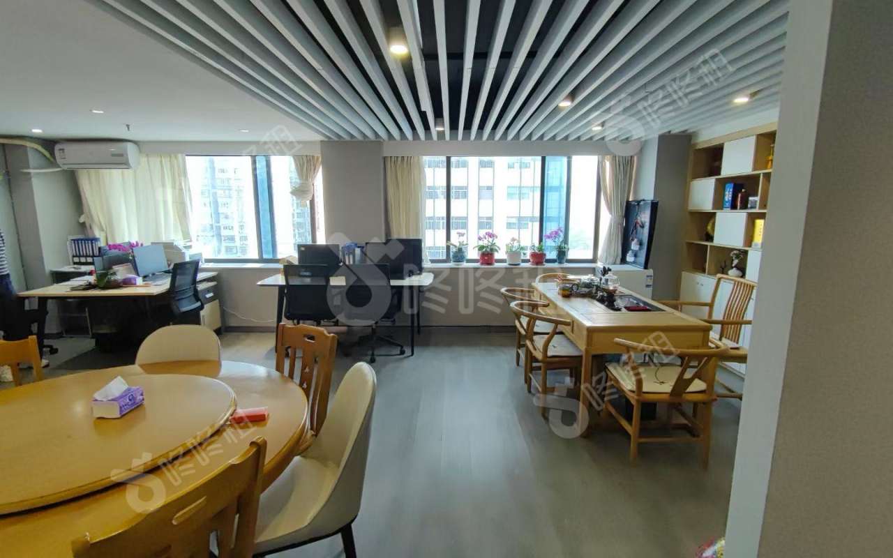 福建大厦_138平_精装_办公室开间