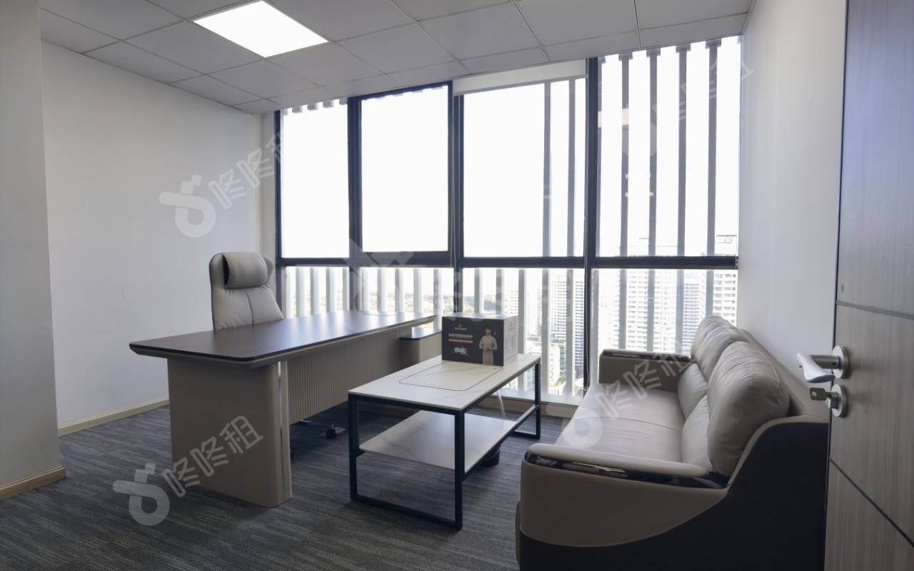 深圳湾科技生态园_118平_精装_办公室隔间