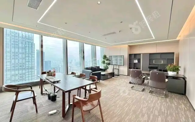京基滨河时代_856平米_精装_办公室房源出租
