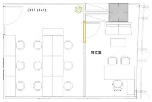 前海周大福金融大厦_150平_豪装_户型图