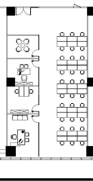 威盛科技大厦_349.3平_精装_户型图