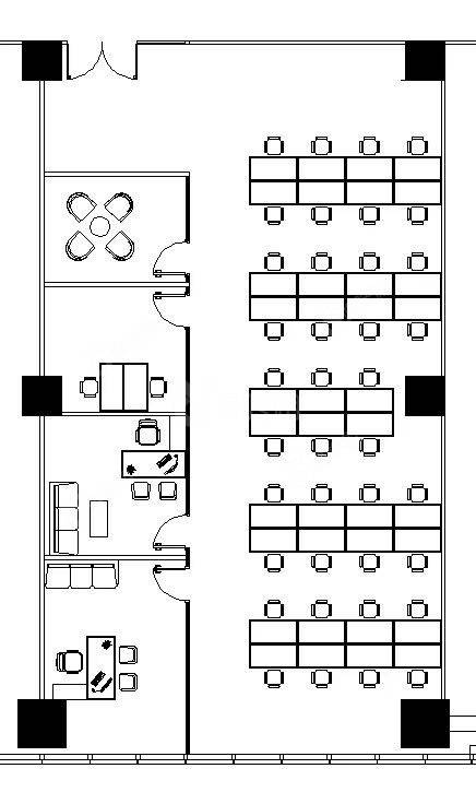 威盛科技大厦_357平_精装_户型图