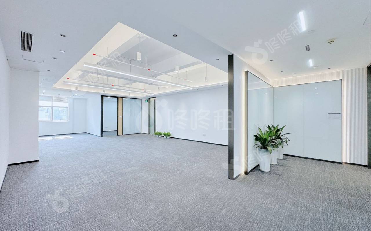 长园新材料港_200平_精装_办公室开间