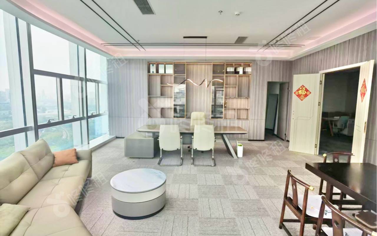 立桥金融中心_692.97平_豪装_办公室隔间
