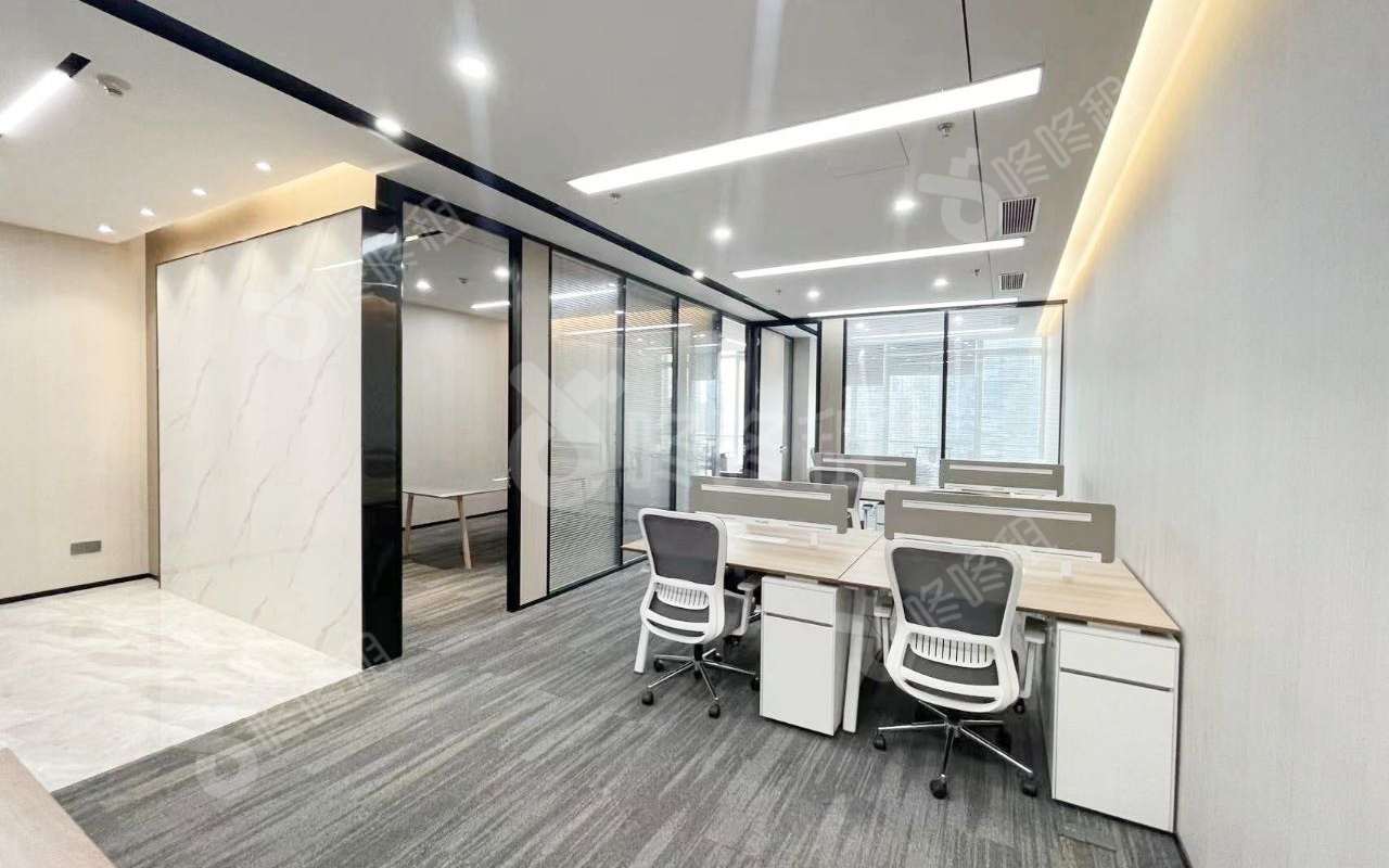 讯美科技广场_210平_精装_办公室开间