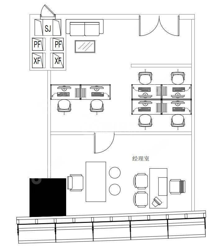 中洲控股中心_168平_豪装_户型图