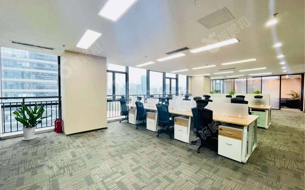 比克科技大厦_406平_精装_办公室开间