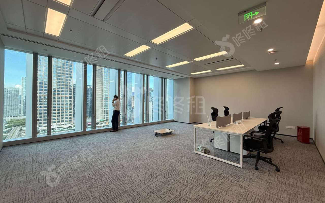 联想后海中心_366平_精装_办公室开间