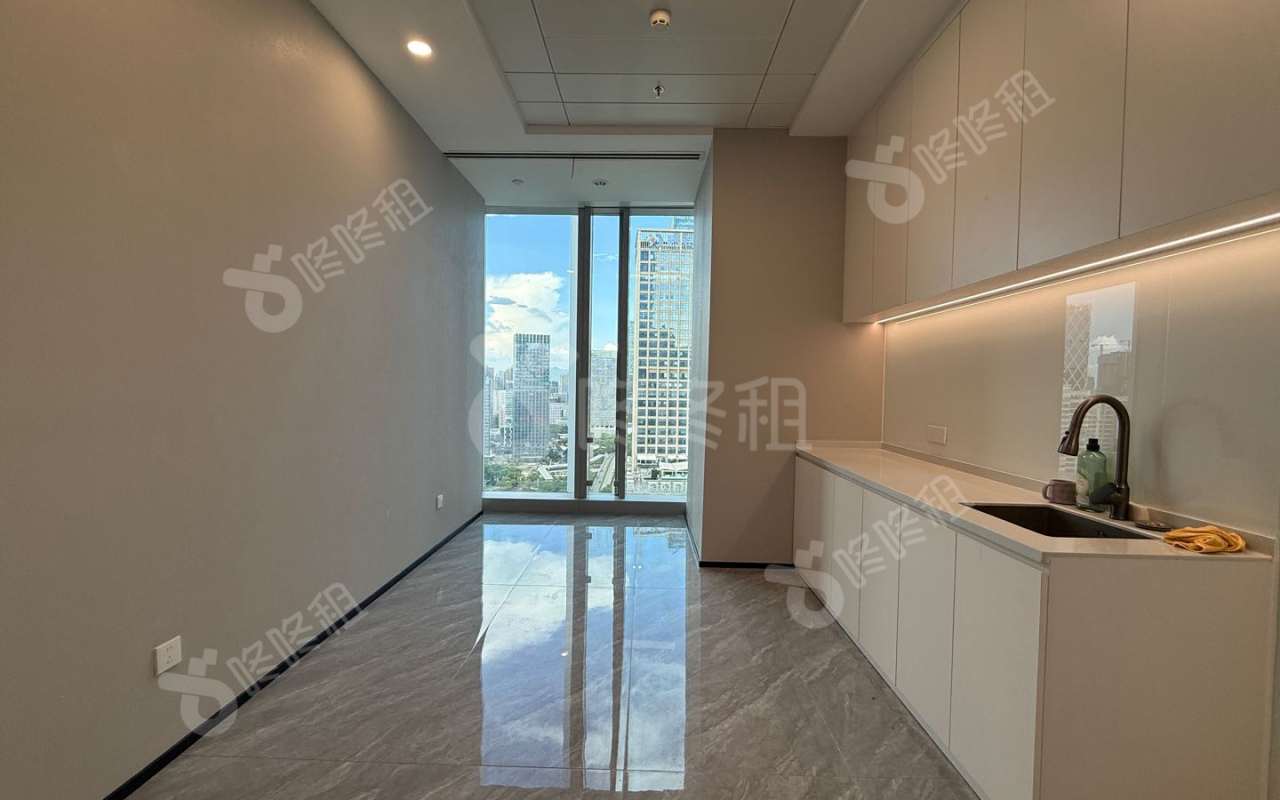 联想后海中心_366平_精装_办公室隔间