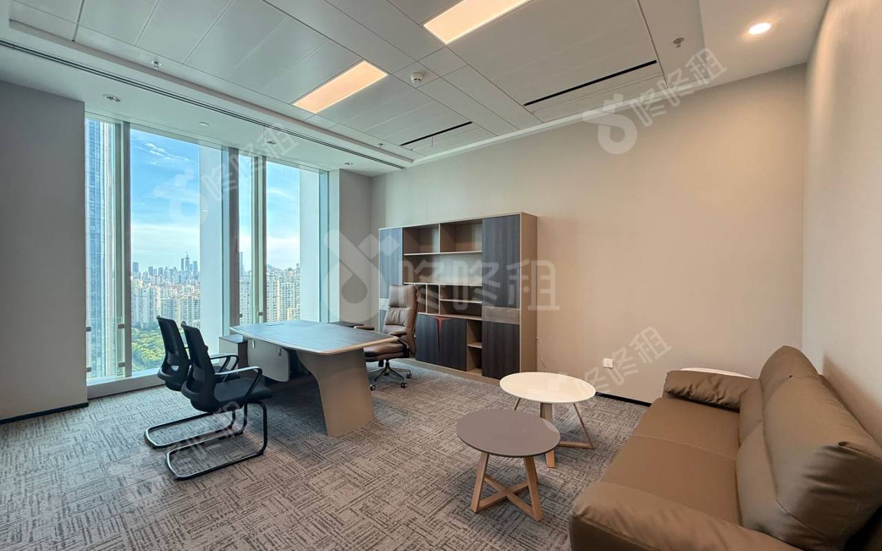 联想后海中心_503平_精装_办公室隔间