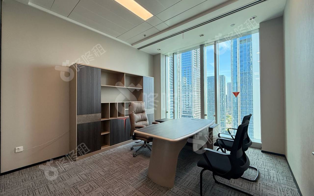联想后海中心_503平_精装_办公室隔间