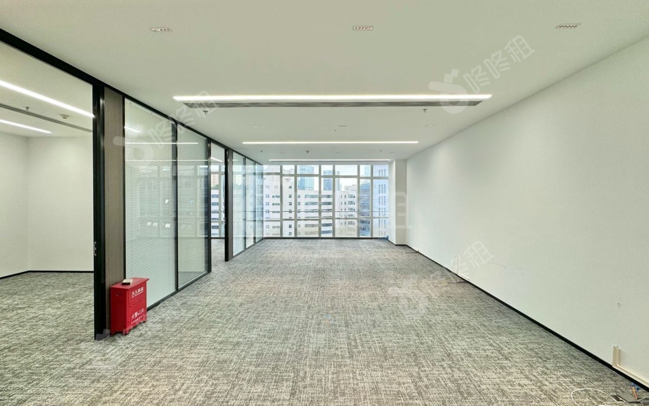 讯美科技广场_134平_精装_办公室开间