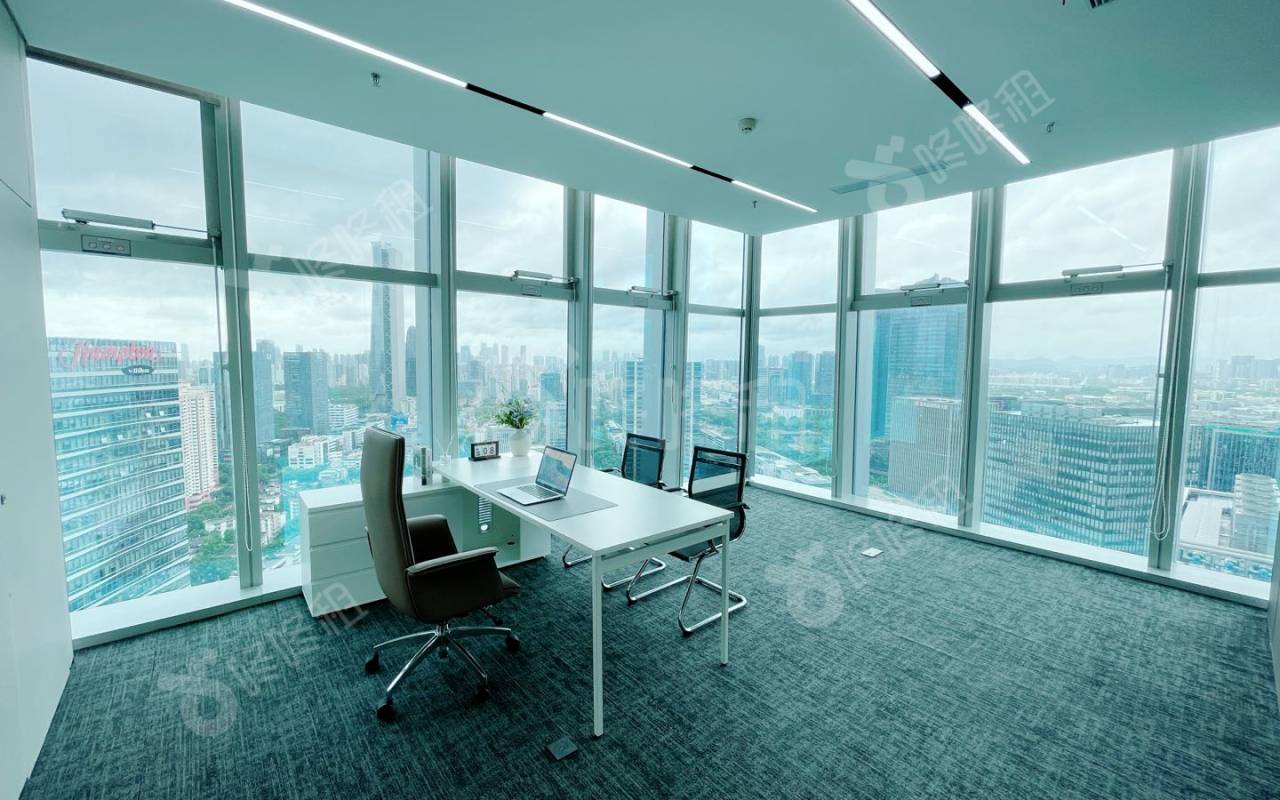 康泰创新广场_608.85平_精装_办公室隔间