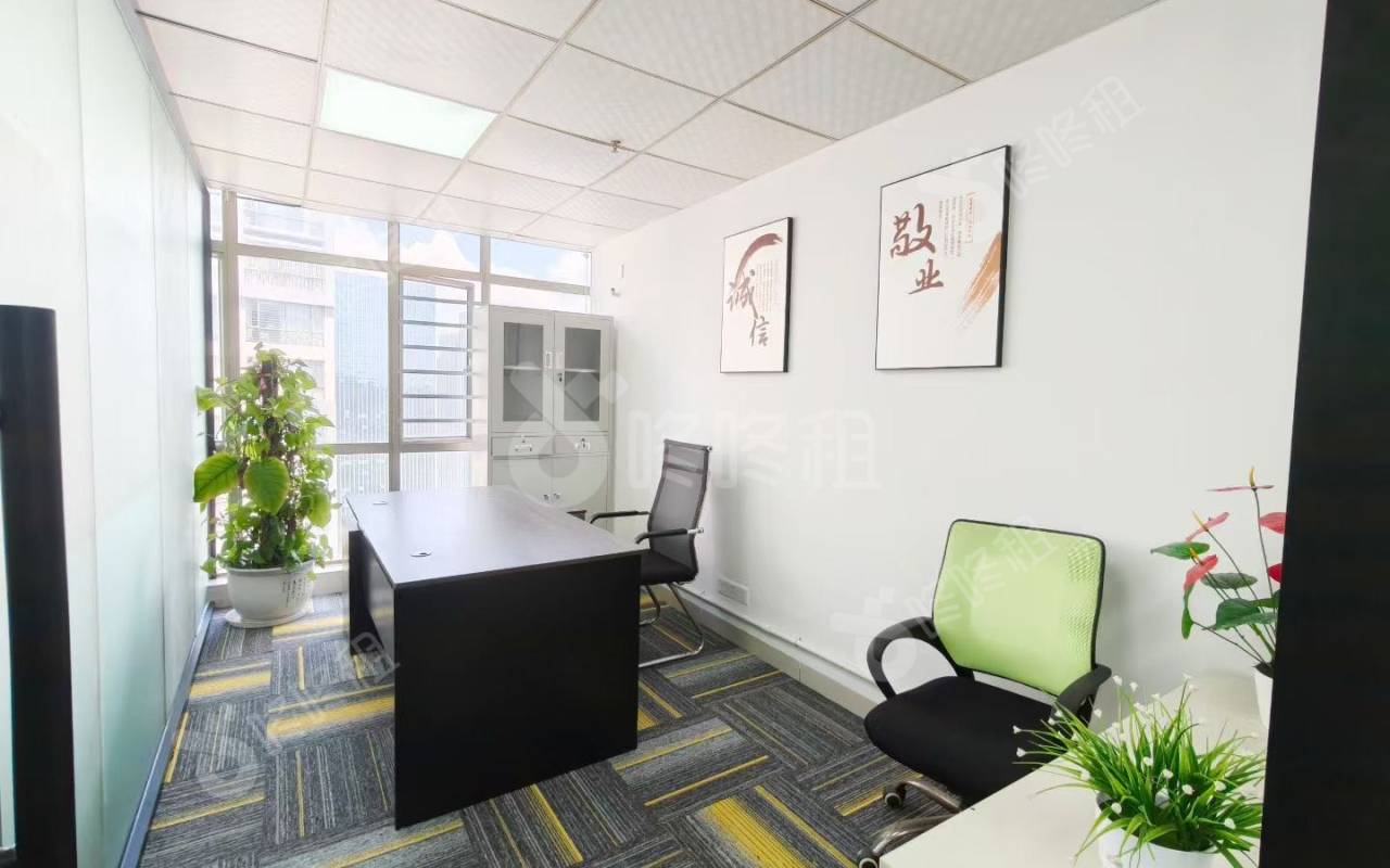 明月花都_148平_精装_办公室隔间