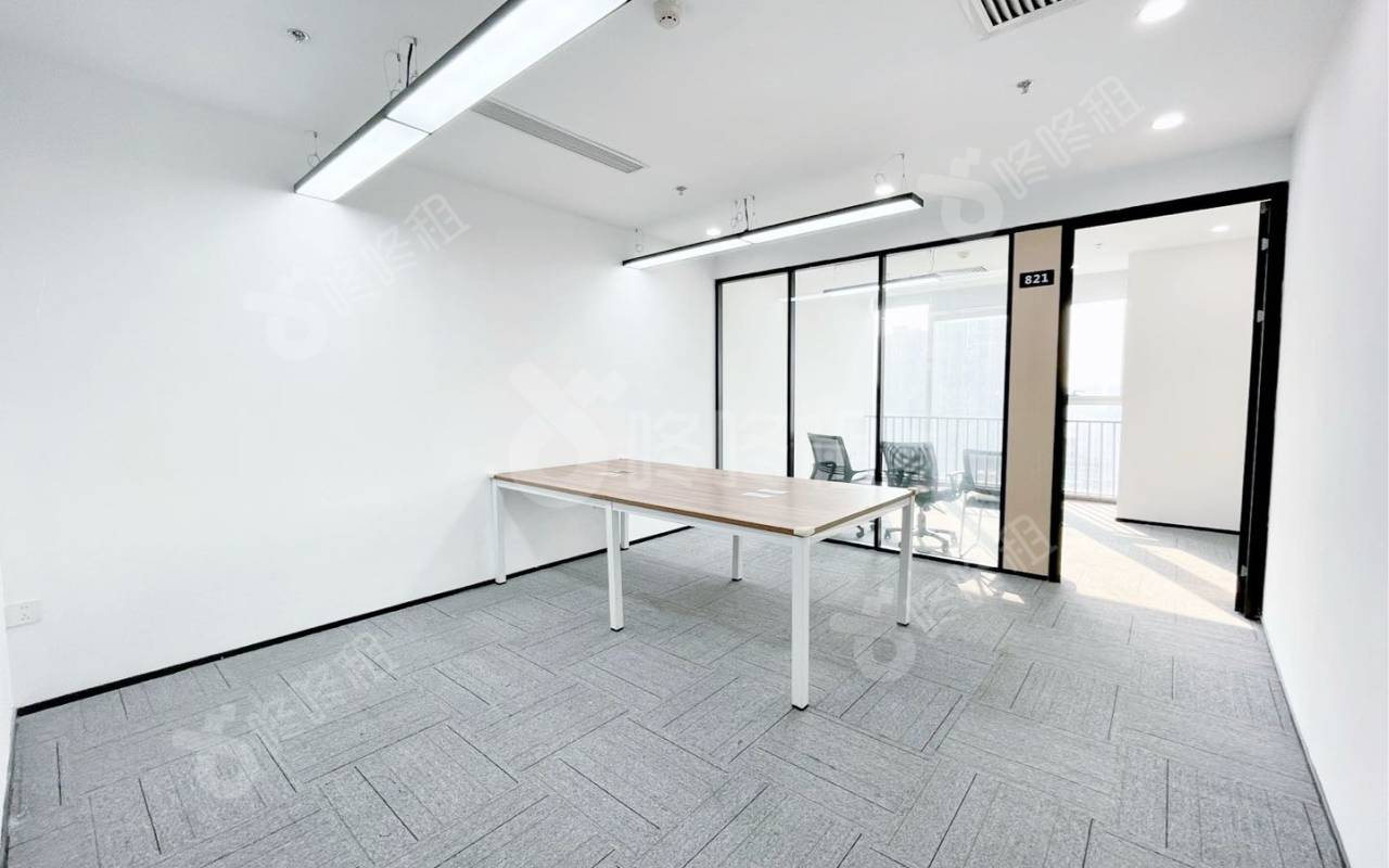 茂业时代广场_103平_精装_办公室开间