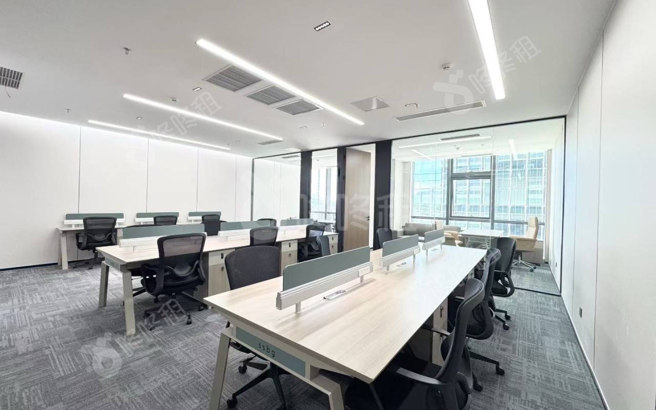 光峰科技大厦_225平_精装_办公室开间