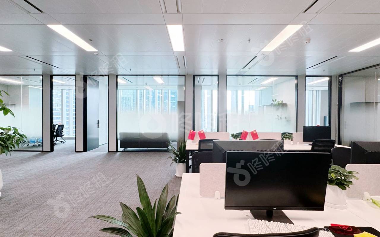联想后海中心_498平_豪装_办公室开间