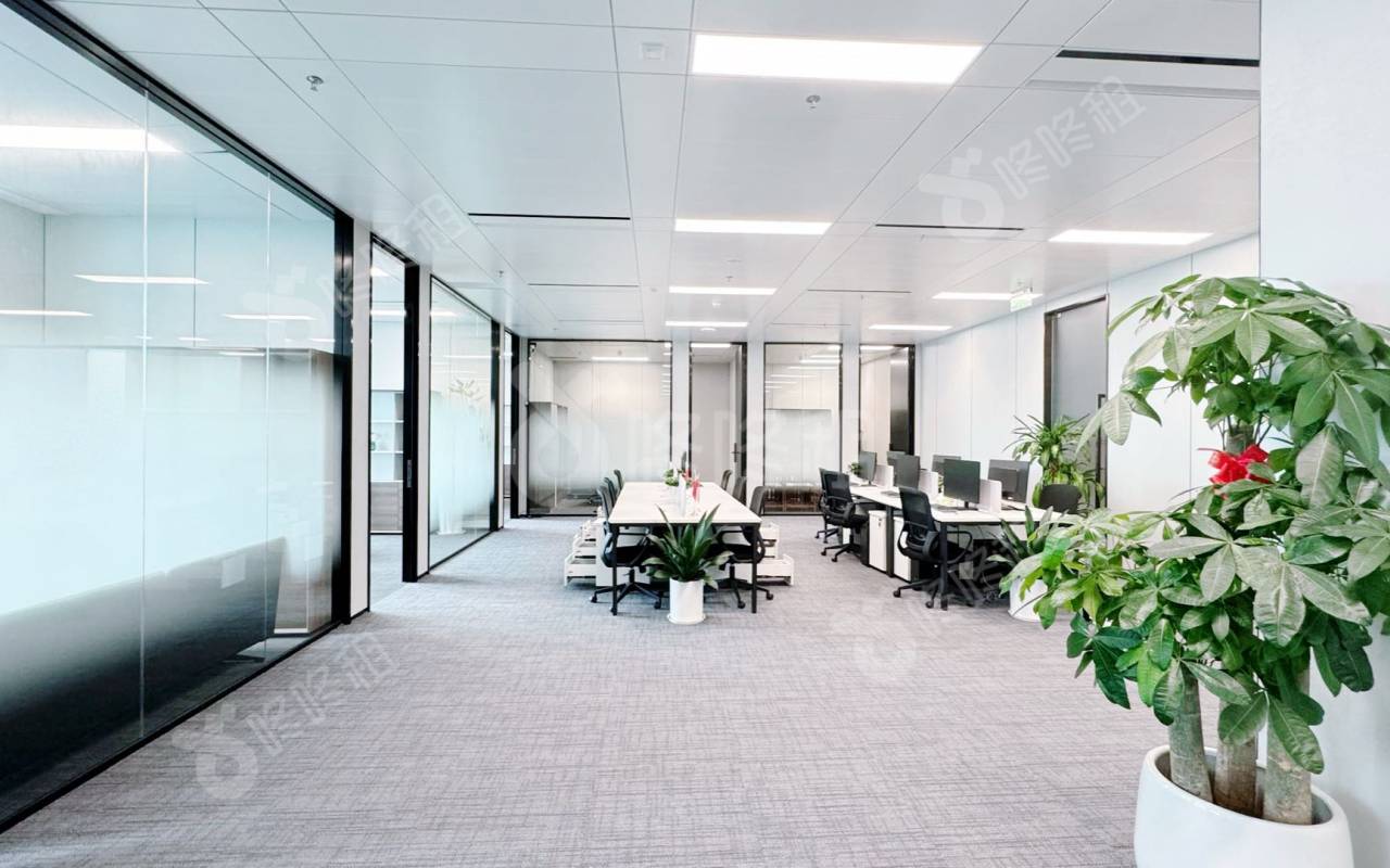 联想后海中心_498平_豪装_办公室开间
