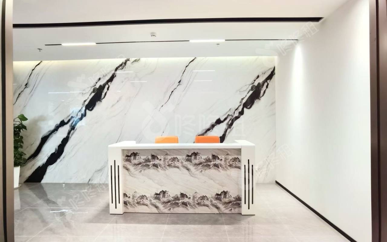 中集前海国际中心_286平_定制装修_前台