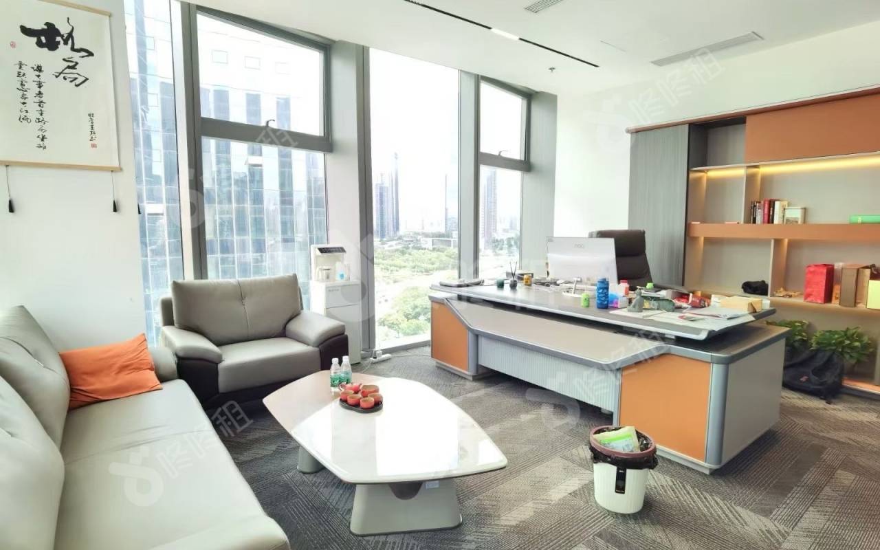 中集前海国际中心_286平_定制装修_办公室隔间