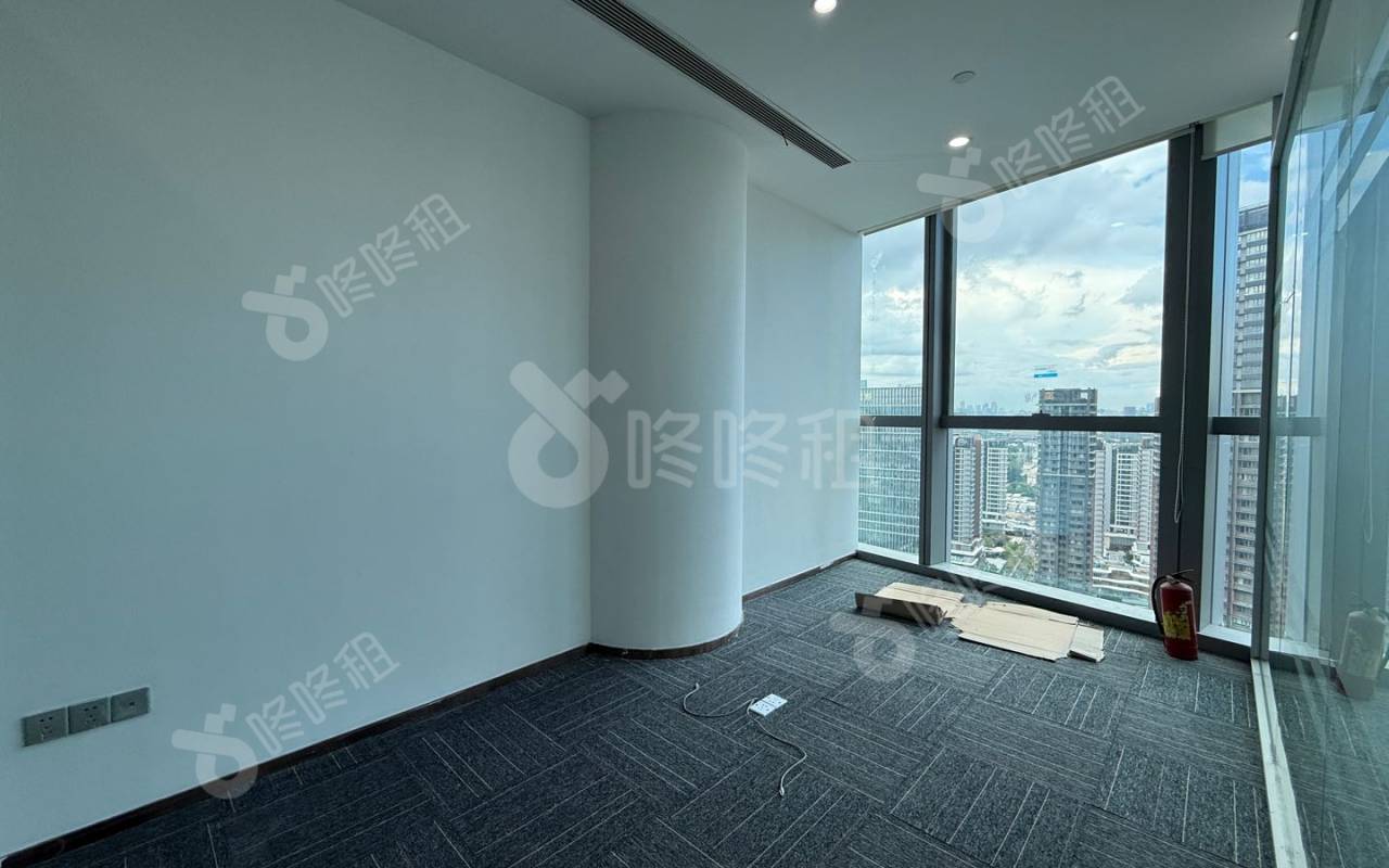 香江金融中心_269平_豪装_办公室隔间