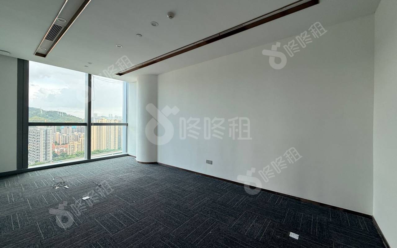 香江金融中心_269平_豪装_办公室隔间