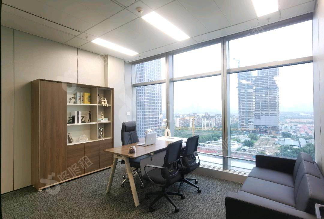 深圳湾SIC超级总部中心_298平_精装_办公室隔间