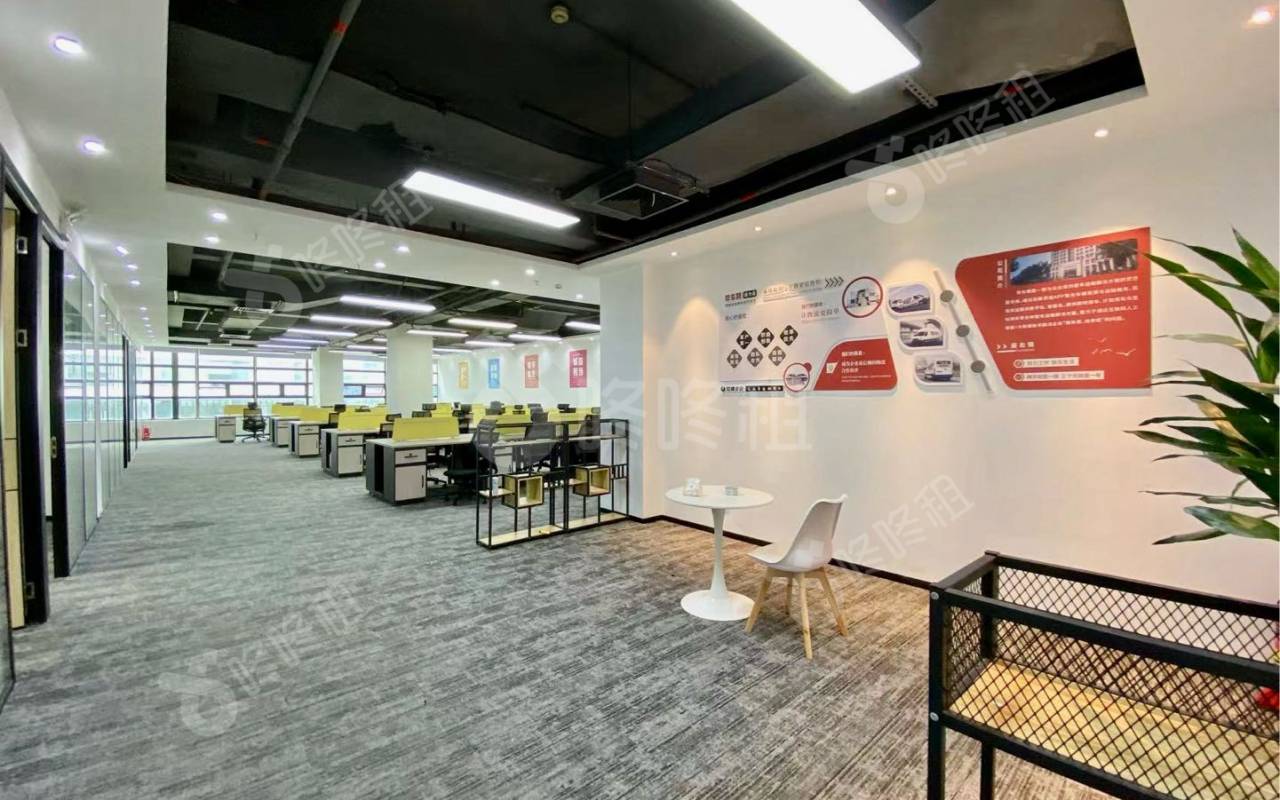 深圳软件园_510平_精装_办公室开间