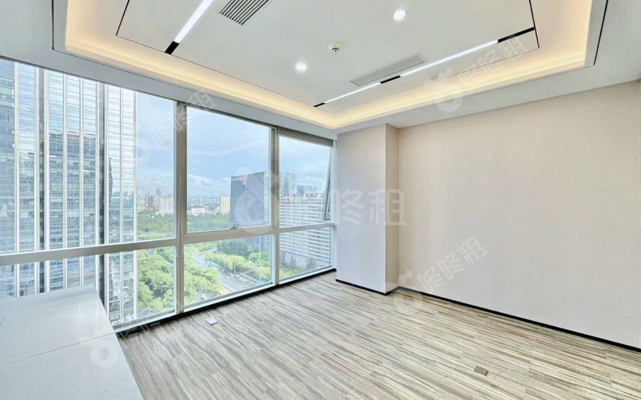 大冲商务中心_119.64平_豪装_办公室隔间