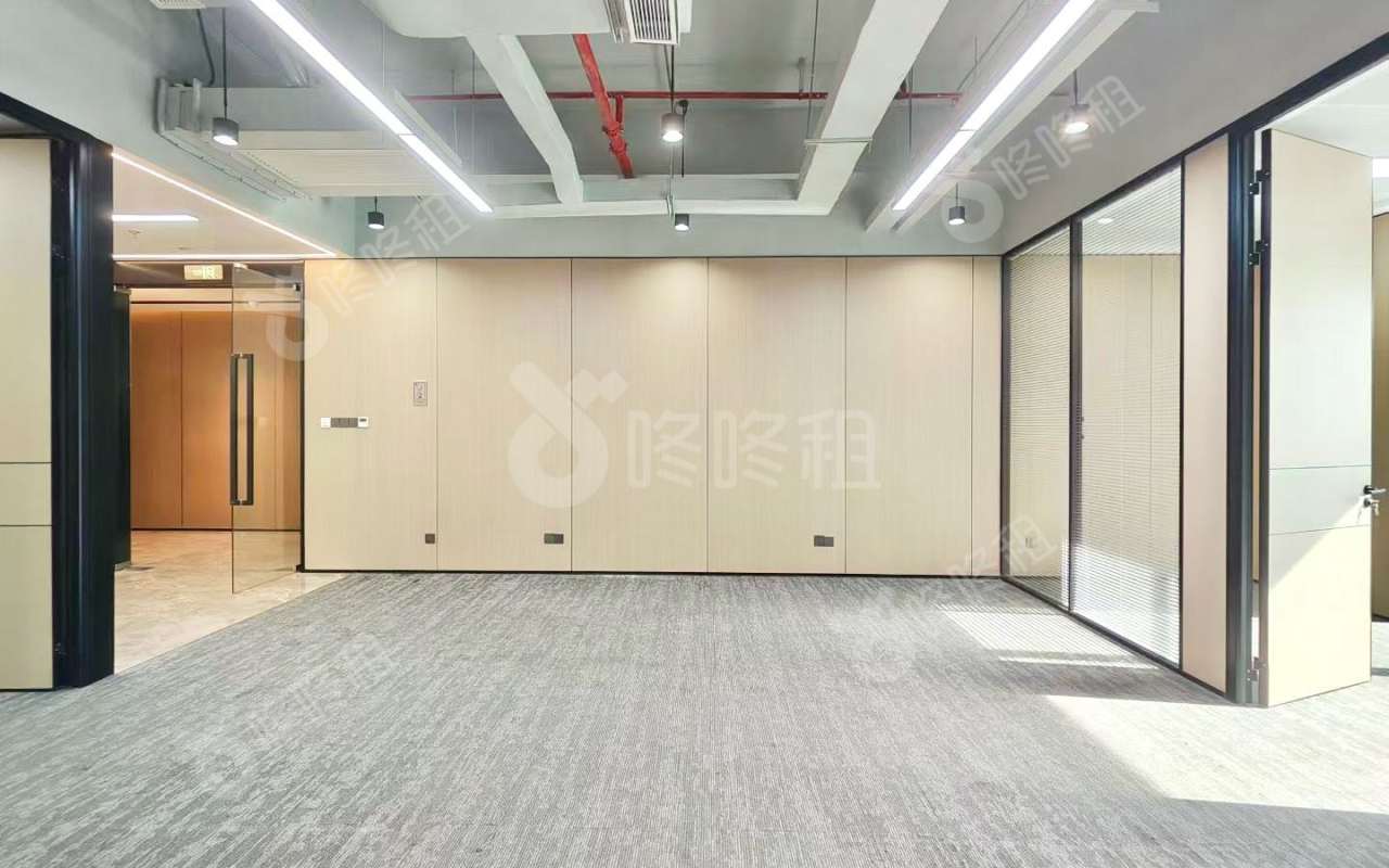 深宝茂大厦_157平_精装_办公室开间