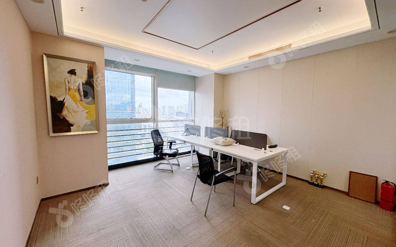 现代国际大厦_238平_精装_办公室隔间