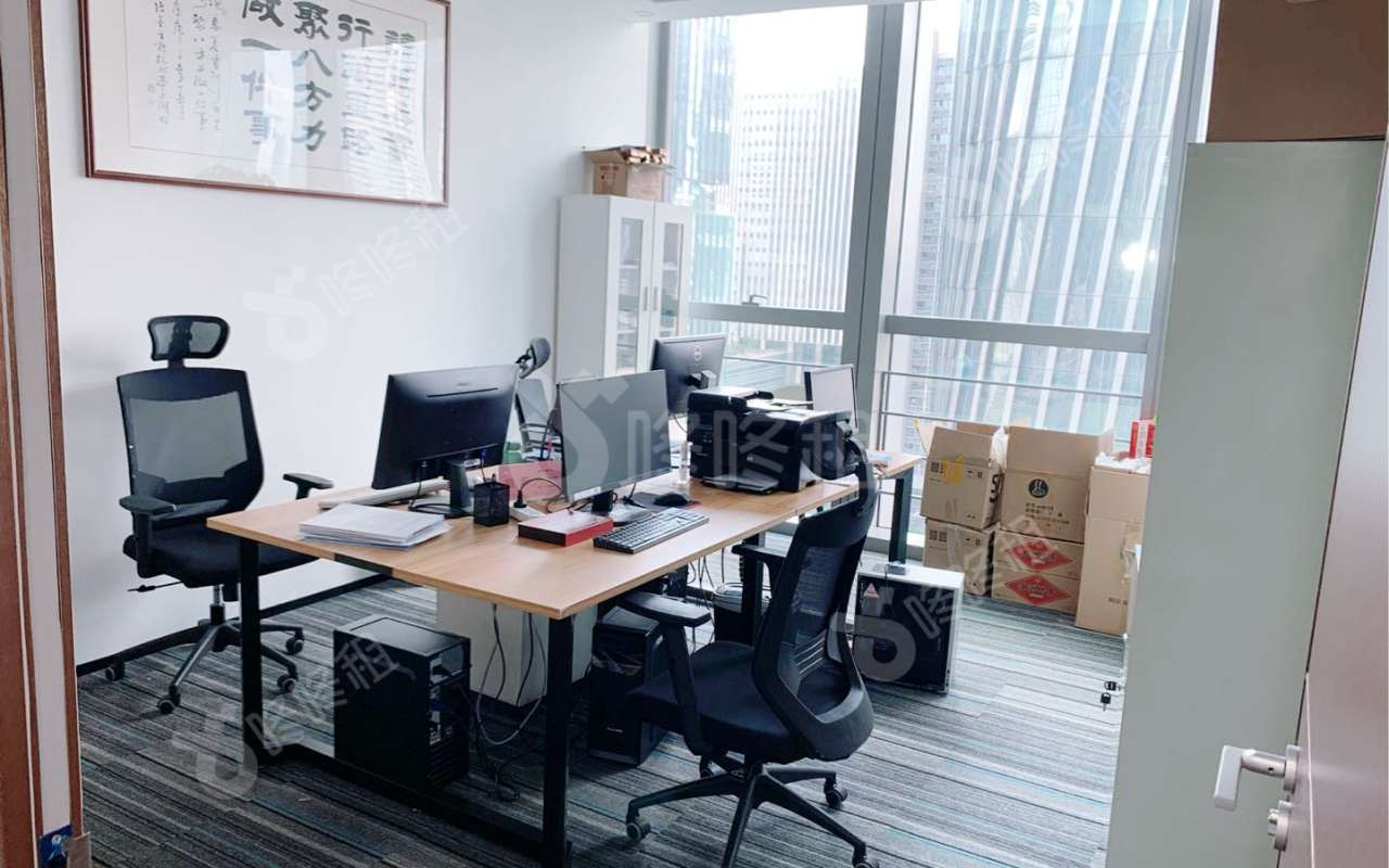 香江金融中心_726.6平_精装_办公室隔间