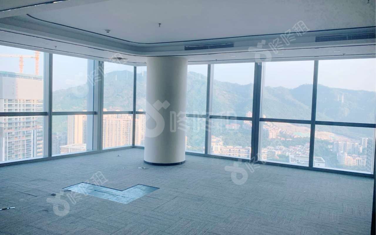 香江金融中心_2200平_精装_办公室隔间